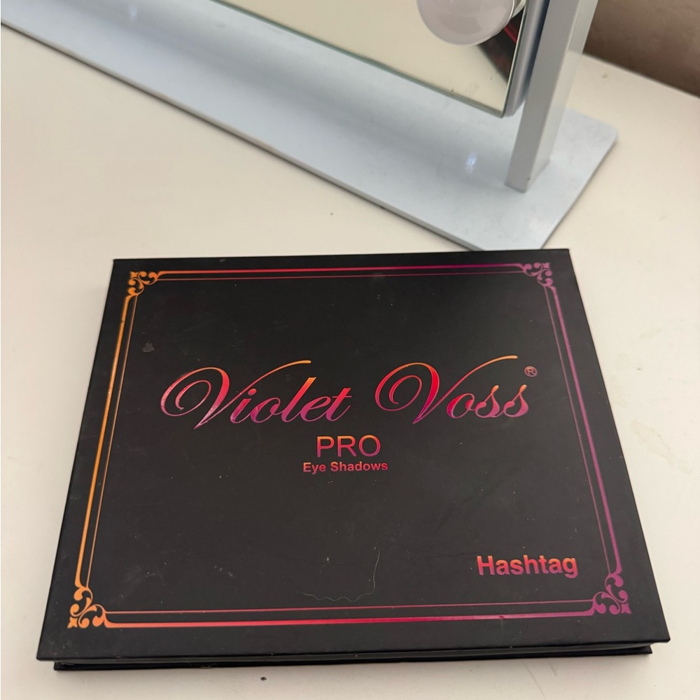 Violet Voss PRO Eyeshadow Palette — Black with Pink and Orange Accents